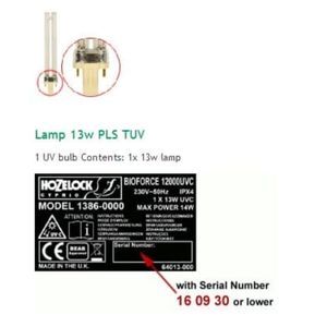 13W PLS UV Bulb Double End