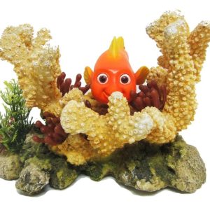 Air Action Fish on Coral Reef with Plants 185mm