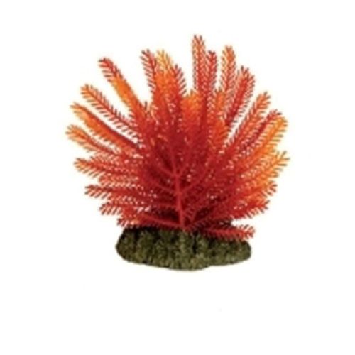 8cm Orange Fern Aquarium Decoration