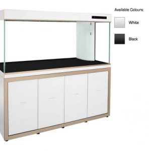 cleair ionian glass aquarium set with sump and cabinet