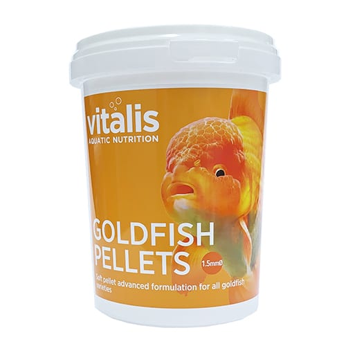vitalis goldfish pellets food