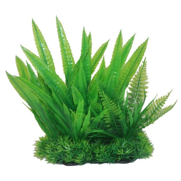 Green Plastic Aquarium Plant Decoration