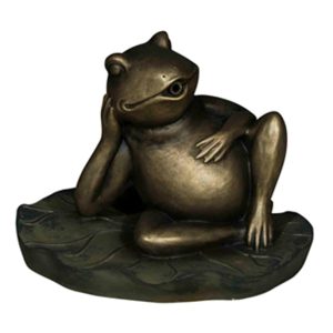 Relaxed Frog Water Spitter Feature