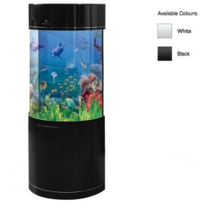 cleair arctic semi circle acrylic aquarium set with stand