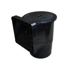 Standard Black In-wall Olympic Pond Skimmer
