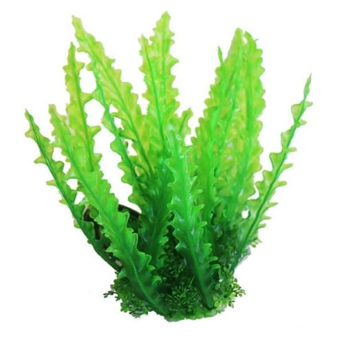 Tall Green Plastic Aquarium Plant