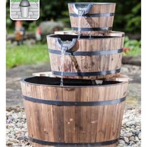 Triple Barrel Water Feature