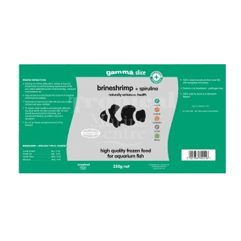 Gamma Brineshrimp & Spirulina 250g