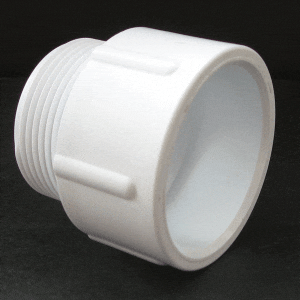 ABS 1.5" Socket Nipple P/MT