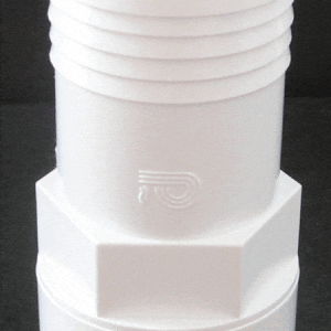 ABS 40mm Hosetail Plain