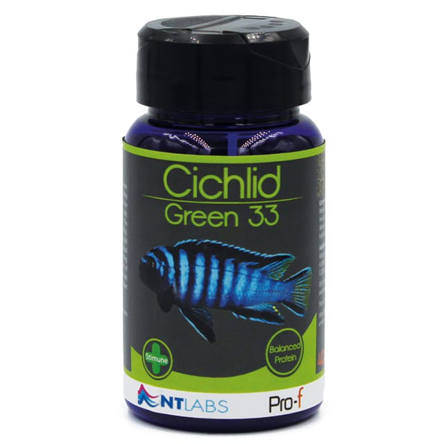 NT Labs Pro-F Cichlid Green 33 Fish Food