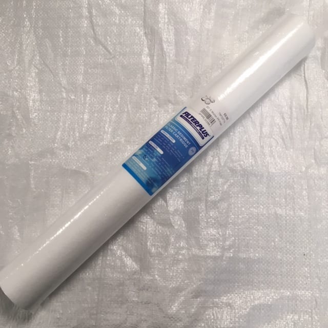 A 20" 5 micron sediment filter cartridge.