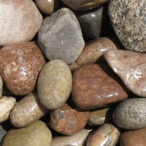 scottish pebbles outdoor decoration