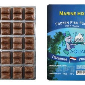 aquadip marine mix frozen food 100g blister pack