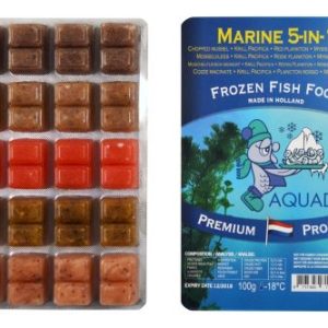 aquadip marine quintet 5in1 frozen blister pack food 100g