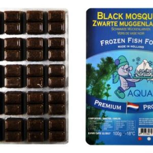 aquadip frozen black mosquito larvae blister pack 100g
