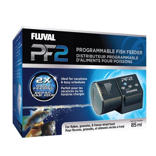 fluval pf2 programmable battery operated automatic fish feeder