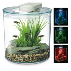 marina 360 degree acrylic 10 litre aquarium