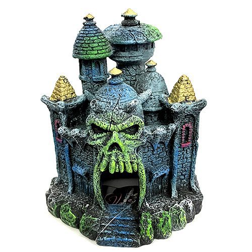 marina iglo skull castle fluorescent aquarium ornament