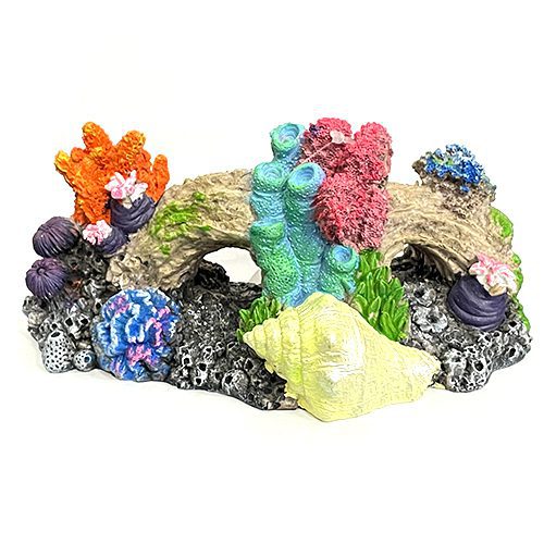 marina iglo coral reef fluorescent aquarium ornament