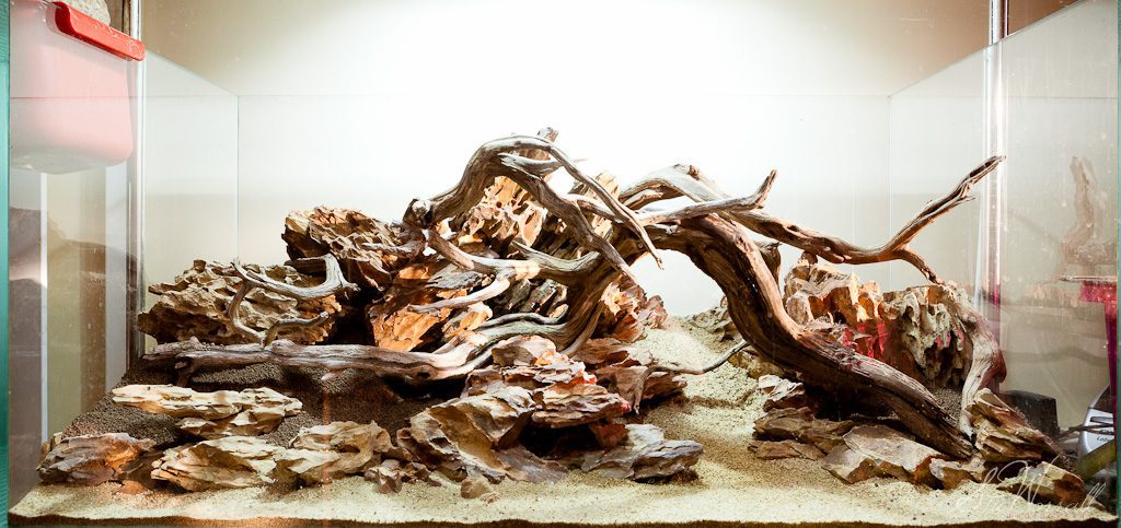 another example of purely hardscape aquascaping