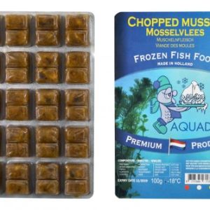 aquadip chopped mussel frozen blister pack 100g