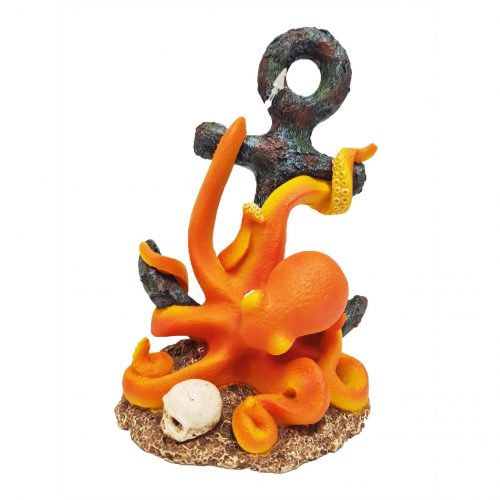 octopus on anchor ornament