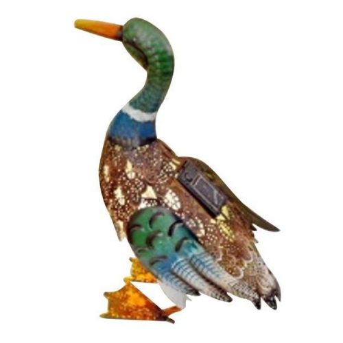 bermuda water garden solar feature duck standing