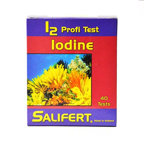 salifert profi test aquarium water test kit iodine