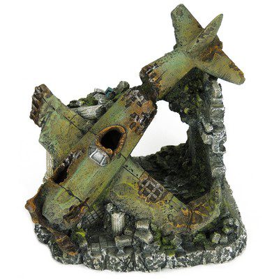 plane wreckage ornament