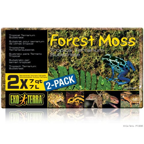 exo terra forest moss 2 x litres substrate