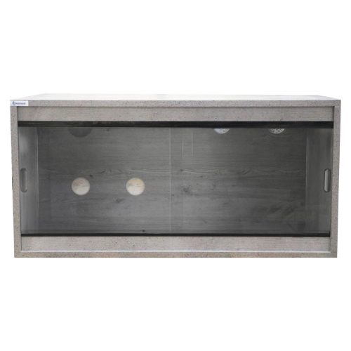 clearseal premier wooden vivarium 48x18x18 kendal oak