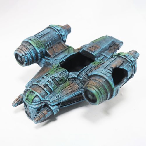 mando crest star wars aquarium ornament