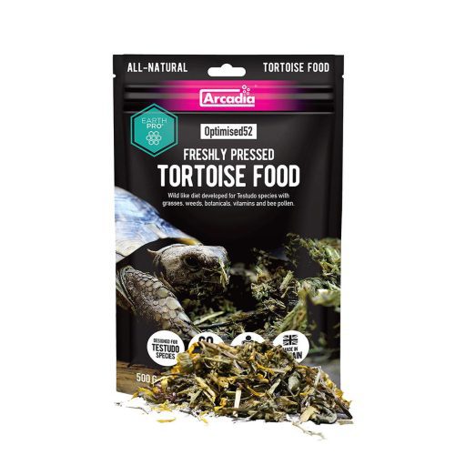 arcadia earth pro optimised 52 tortoise dry food 500g