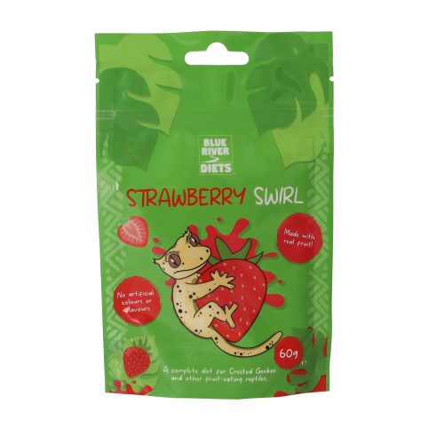 blue river strawberry swirl gecko diet 60g