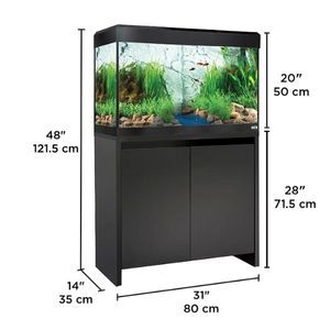 Fluval Roma 125L Aquarium & Cabinet Kit Dimensions