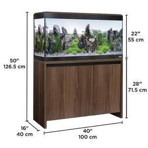 Fluval Roma 200L Aquarium & Cabinet Kit Dimensions