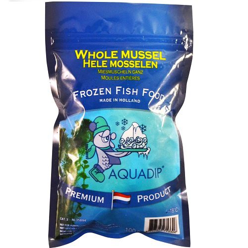 frozen whole mussels 100g