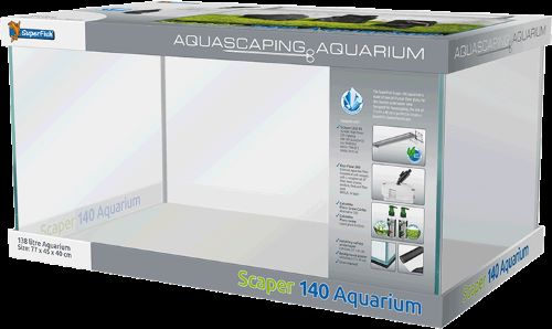 Superfish Scaper 140L Rimless Aquarium