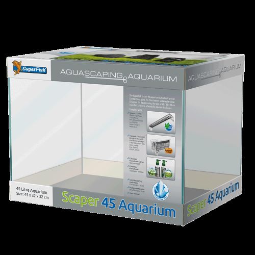 Superfish Scaper 45L Rimless Aquarium