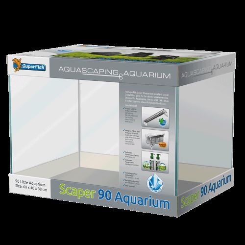Superfish Scaper 90L Rimless Aquarium