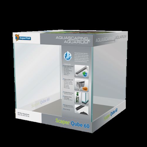 Superfish Scaper Qube 60L Aquarium