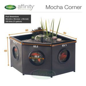 Blagdon Affinity Mocha Corner Pool 400L (1)