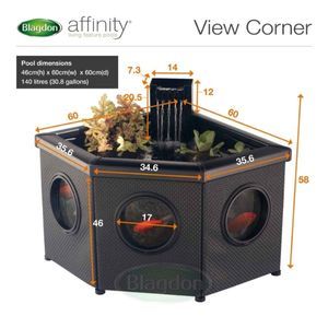 Blagdon Affinity View Corner Pool 140L