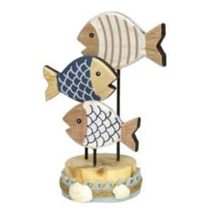 Shoal Of 3 Fish Stripes 19cm