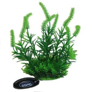 8" Green Plastic Aquarium Plant