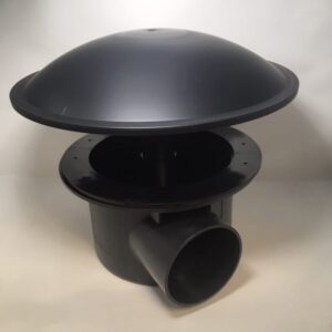 Bottom Drain & Dome 9" x 4"