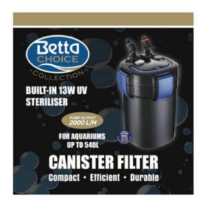 Betta 2000 External Canister Filter (with U.V.)