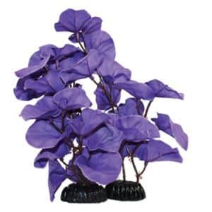 Blue Lily Silk Aquarium Plant