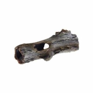 Narrow Driftwood Hideaway Grey Aquarium Ornament